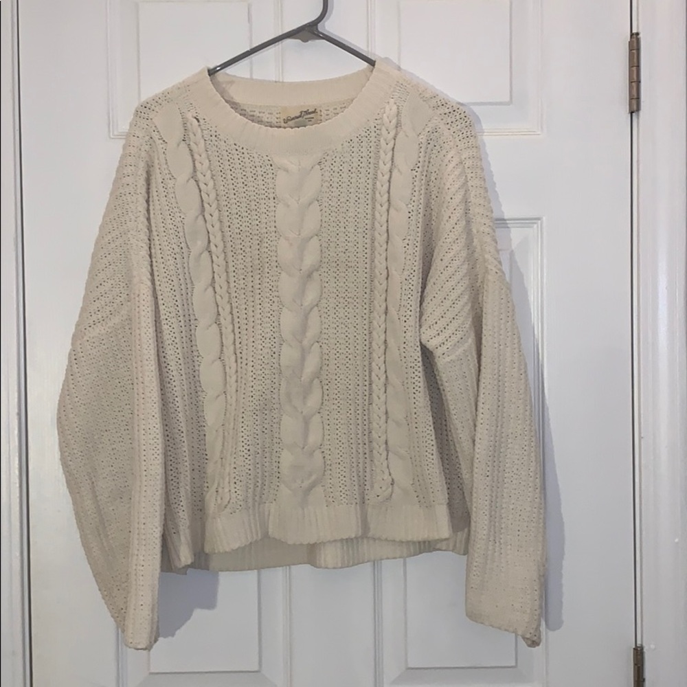 White sweater